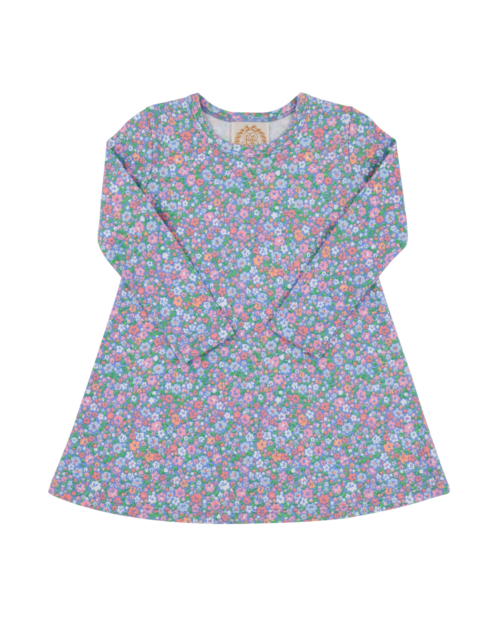 The Beaufort Bonnet Company Polly Play Dress LS, Mountain Brook Mini Floral