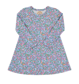 The Beaufort Bonnet Company Polly Play Dress LS, Mountain Brook Mini Floral