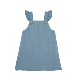 The Beaufort Bonnet Company Julia Jumper Tweed, Barnsley Blue