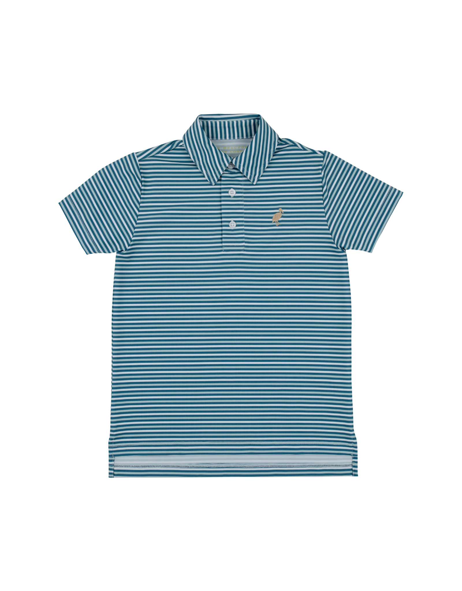 The Beaufort Bonnet Company Prepletic Prim and Proper Polo, Blue Sumner County Stripe