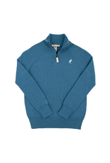 The Beaufort Bonnet Company Hayden Half Zip Sweater, Barnsley Blue