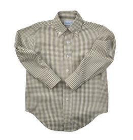 Funtasia Too Sage Check Button Down Shirt