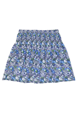 Bisby Shirred Circle Skirt, Brookline Blossoms Blue