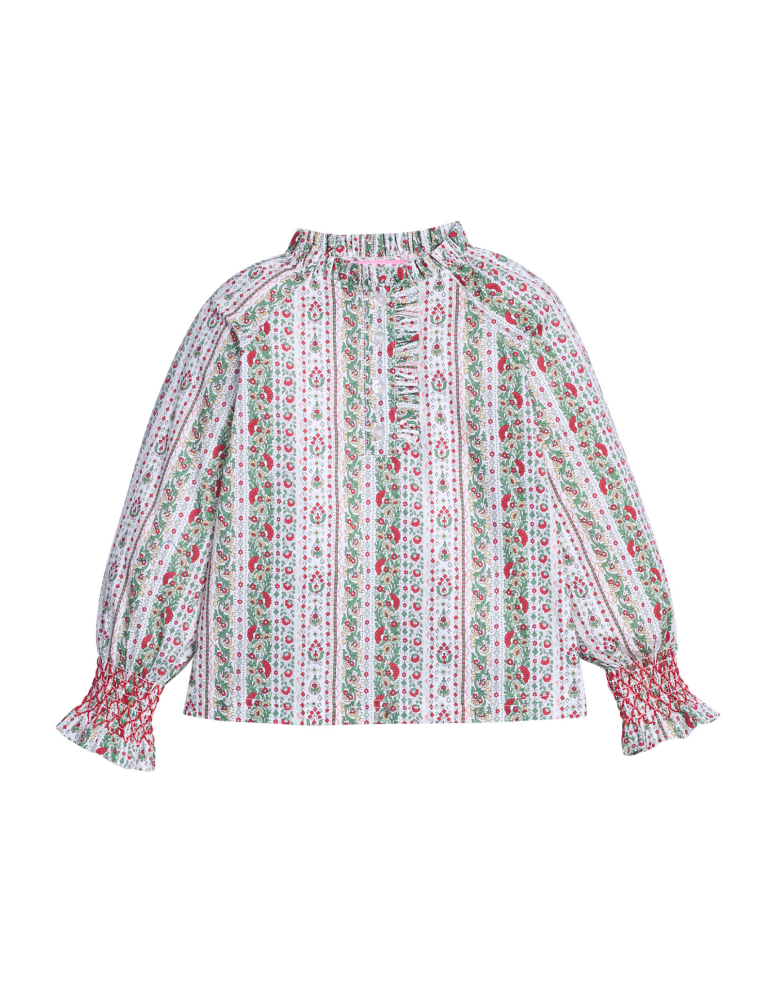 Bisby Shannon Top, St Moritz Floral Stripe