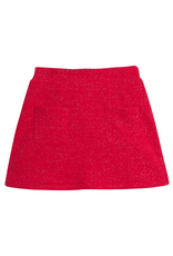 Bisby Patch Pocket Skort, Crimson