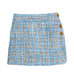 Bisby Mini Skort, Turin Tweed