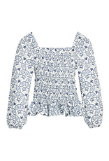Bisby LS India Top, Islington Indigo
