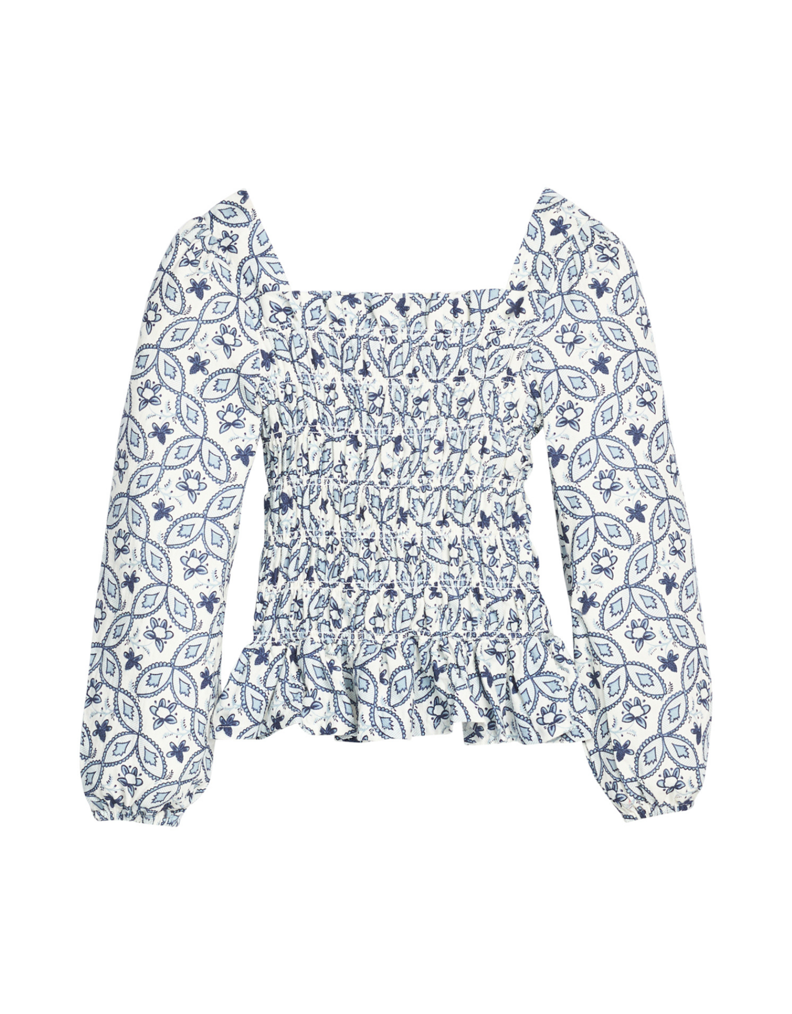 Bisby LS India Top, Islington Indigo