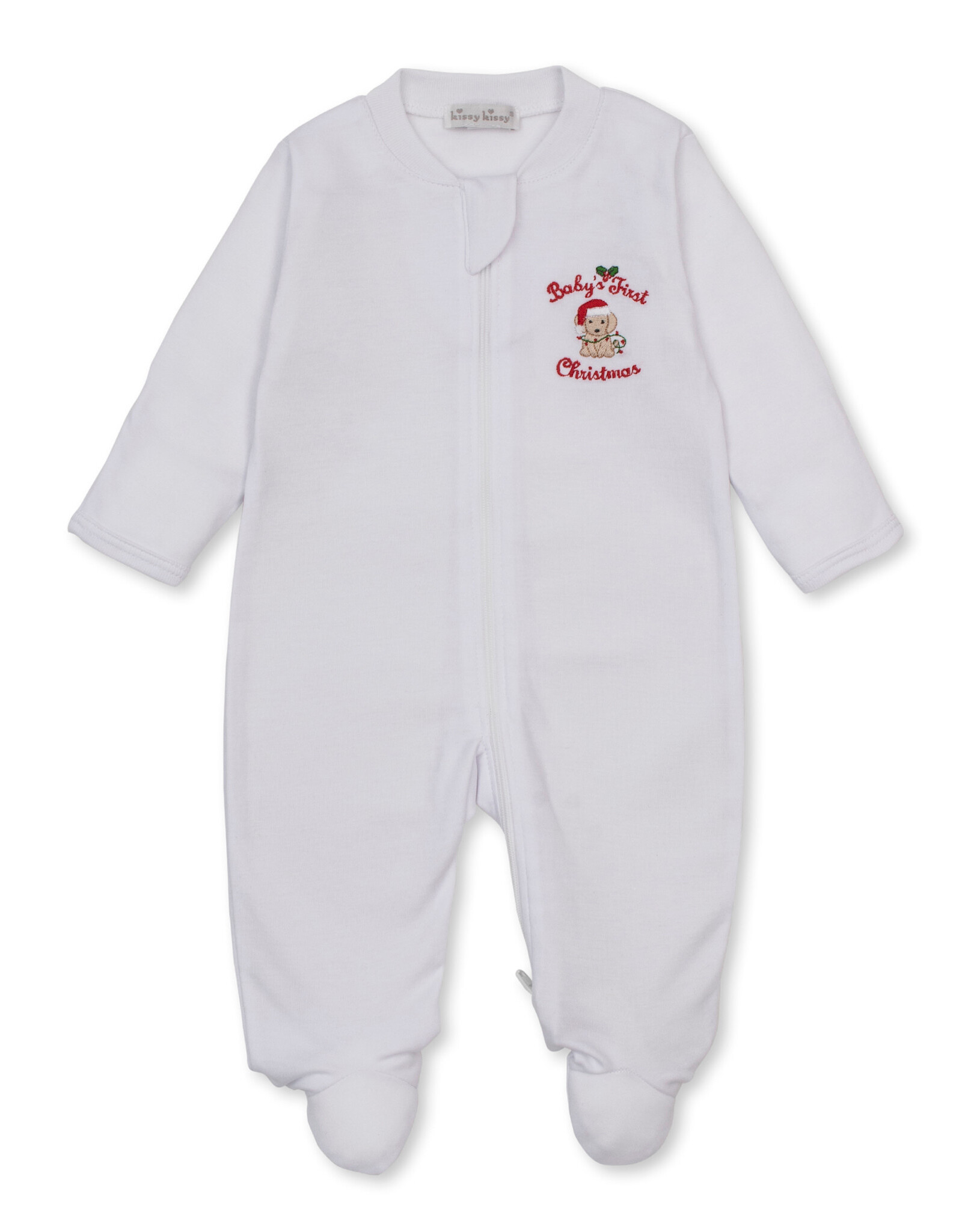 Kissy Kissy Baby's First Christmas Footie