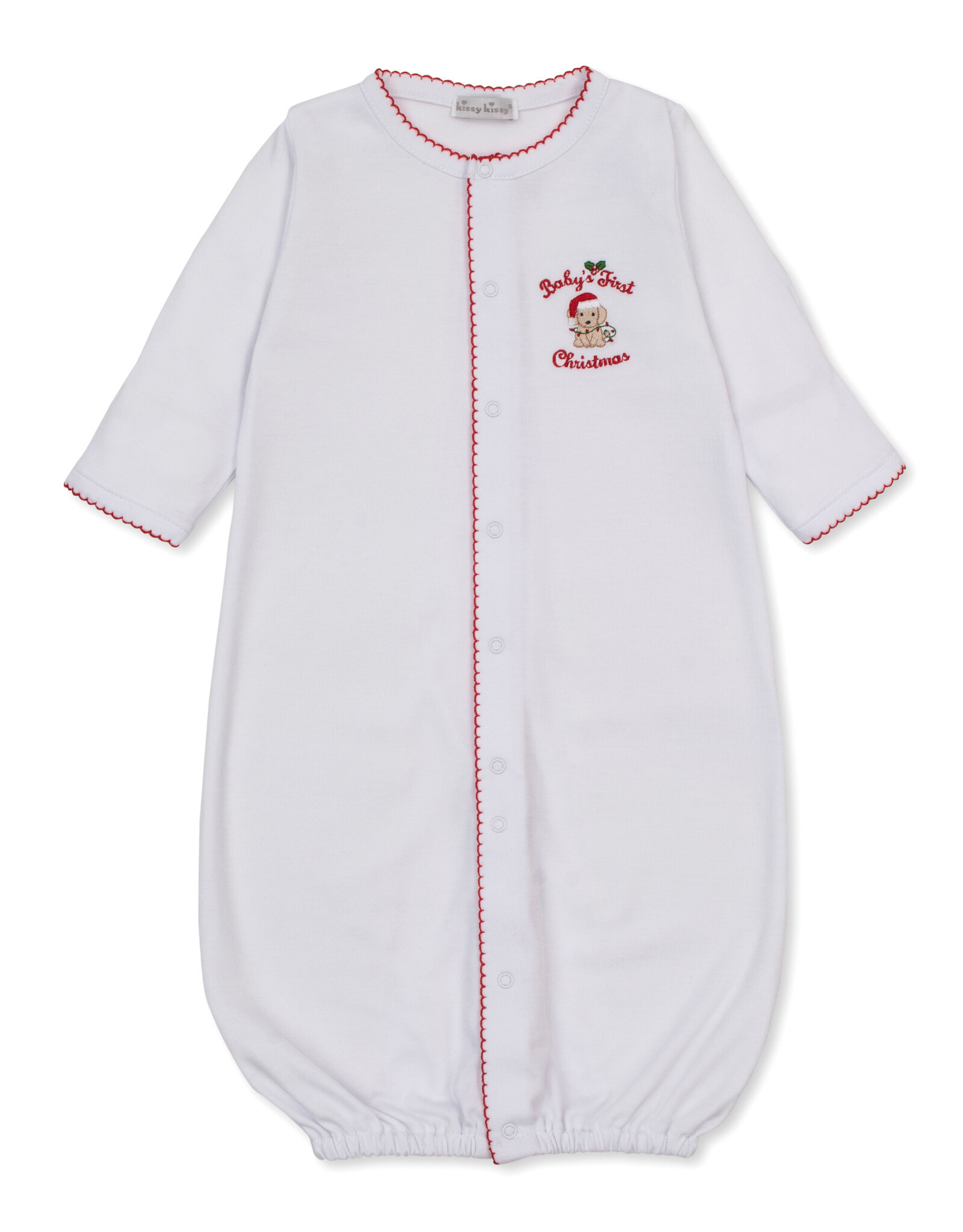 Kissy Kissy '26 Baby's First Christmas Converter Gown