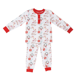 Cypress Row Santa Paws Louis Lounge Set