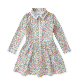 Swoon Kids Boho Floral LS Tennis Dress