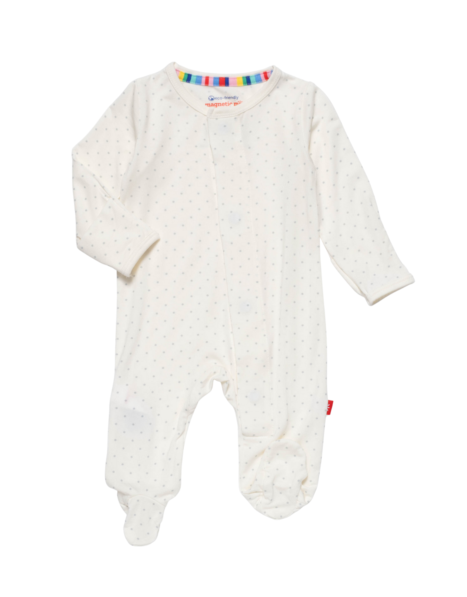 Magnetic Me Pin Dot Cream Footie
