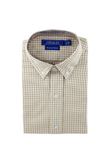The Bailey Boys Roscoe Button Down, Khaki Check