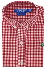 The Bailey Boys Roscoe Button Down, Red Check