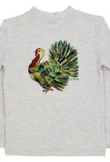 The Bailey Boys LS Logo Tee, Turkey on Oatmeal
