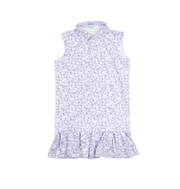 BlueQuail Clothing Co. Kickoff Purple Polo Sleeveless Dress