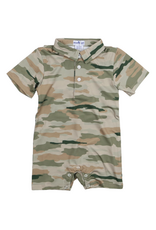 BlueQuail Clothing Co. Classic Camo Polo SS Romper