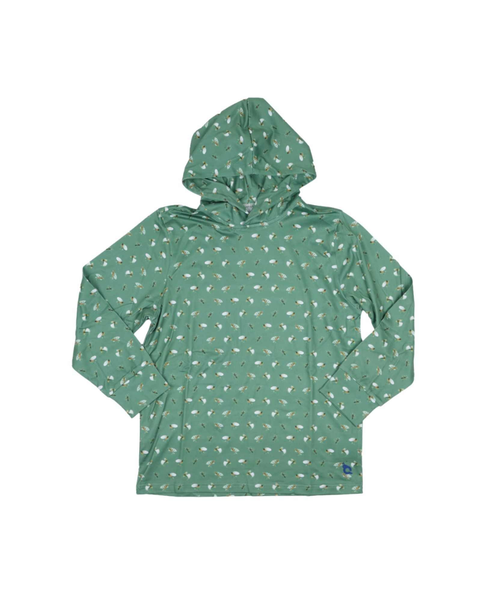 BlueQuail Clothing Co. Fly Fishing Lightweight Performance Hoodie