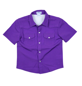 BlueQuail Clothing Co. Purple Game Day Pearl Snap SS Shirt