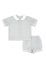 LullabySet Sibley Short Set, Countryside Plaid