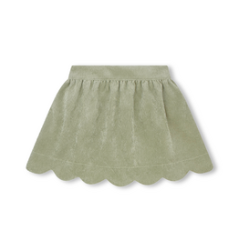 LullabySet Susie Scallop Skirt, Sweetgrass Corduroy