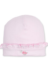 Kissy Kissy Pink Hat with Hand Emb, SCE Cottage Roses