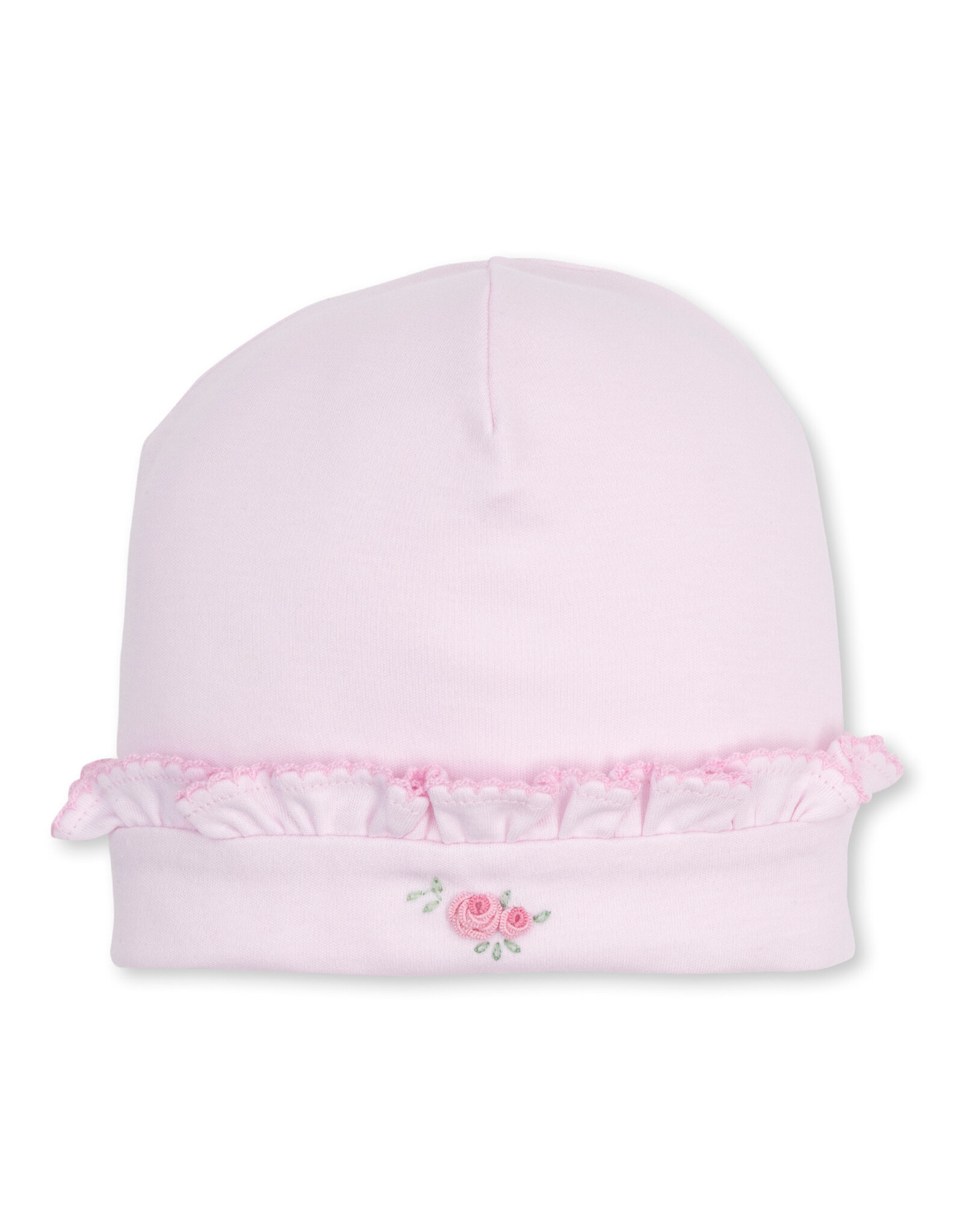 Kissy Kissy Pink Hat with Hand Emb, SCE Cottage Roses