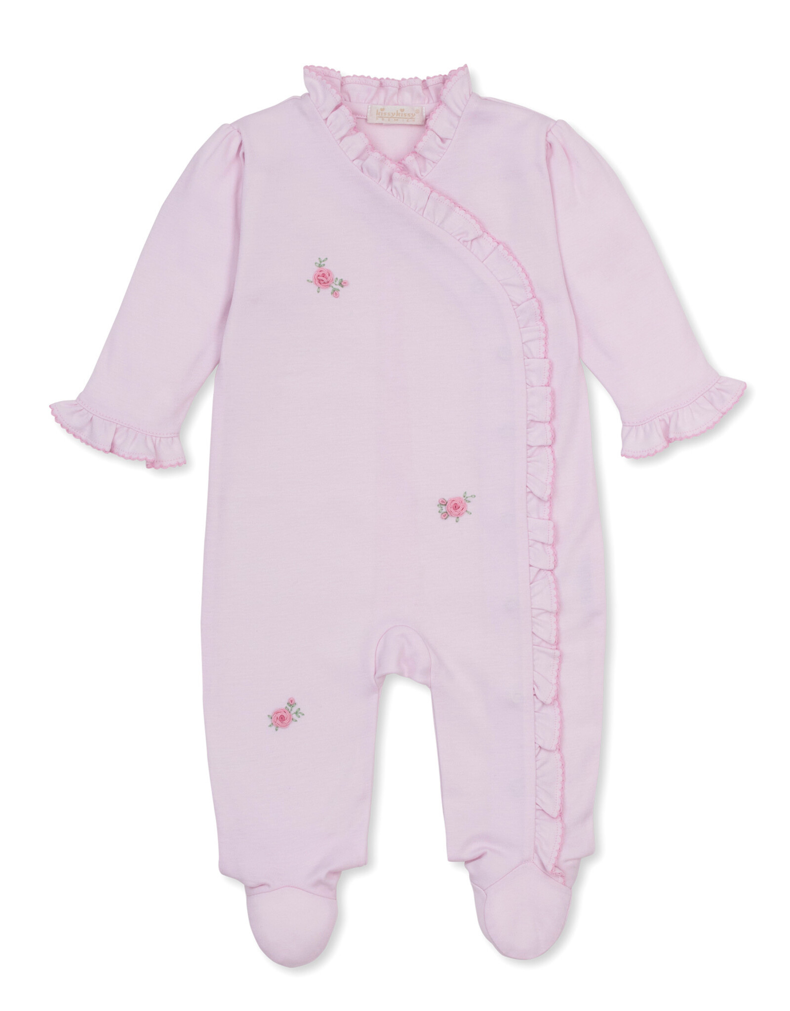 Kissy Kissy Cottage Roses PRT Zip Footie
