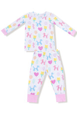 Angel Dear Balloon Animals Pink, LS Loungewear Set