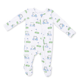 Angel Dear Golf Carts Blue - 2 Way Zipper Footie