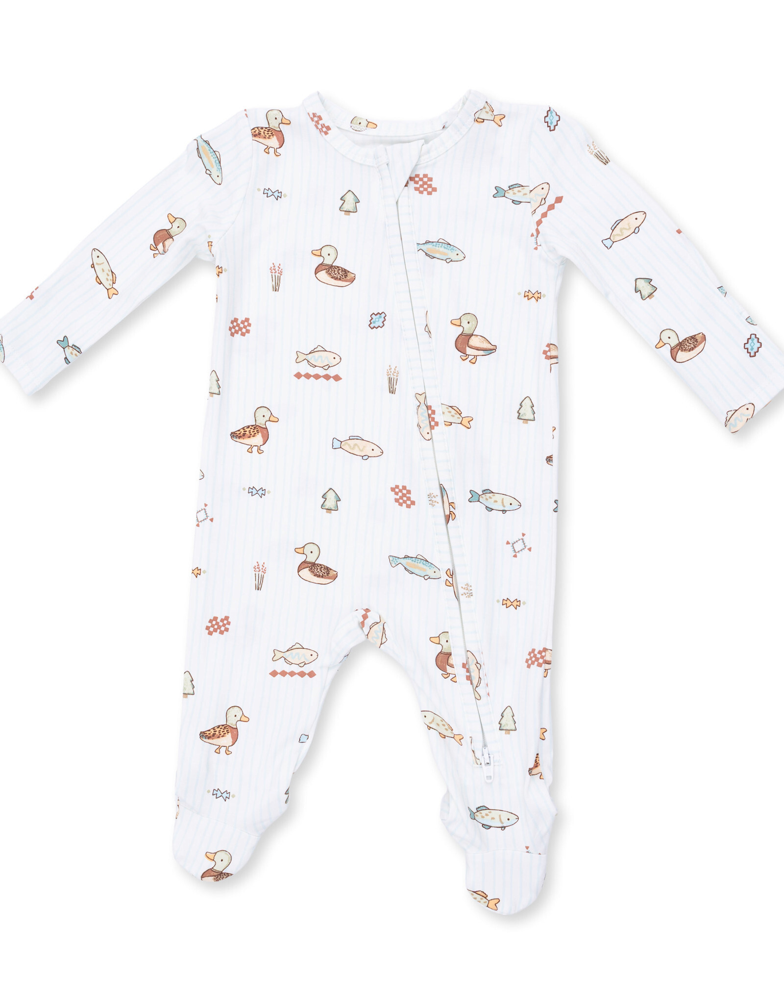 Angel Dear Lake Cuties, 2 Way Zipper Footie