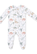 Angel Dear Sweet Baby Dinos - 2 Way Zipper Footie