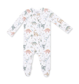 Angel Dear Sweet Baby Dinos - 2 Way Zipper Footie