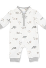 Angel Dear Vintage Airplane Pilots - Zip Neck Romper