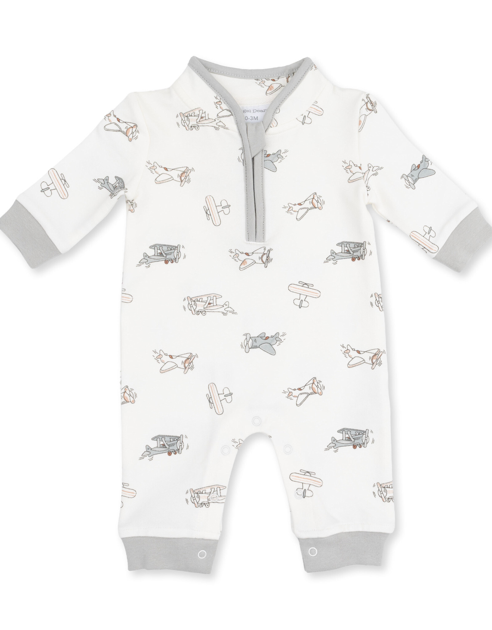 Angel Dear Vintage Airplane Pilots - Zip Neck Romper