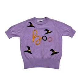 Lulu Bebe LLC Lavender SS Boo Top