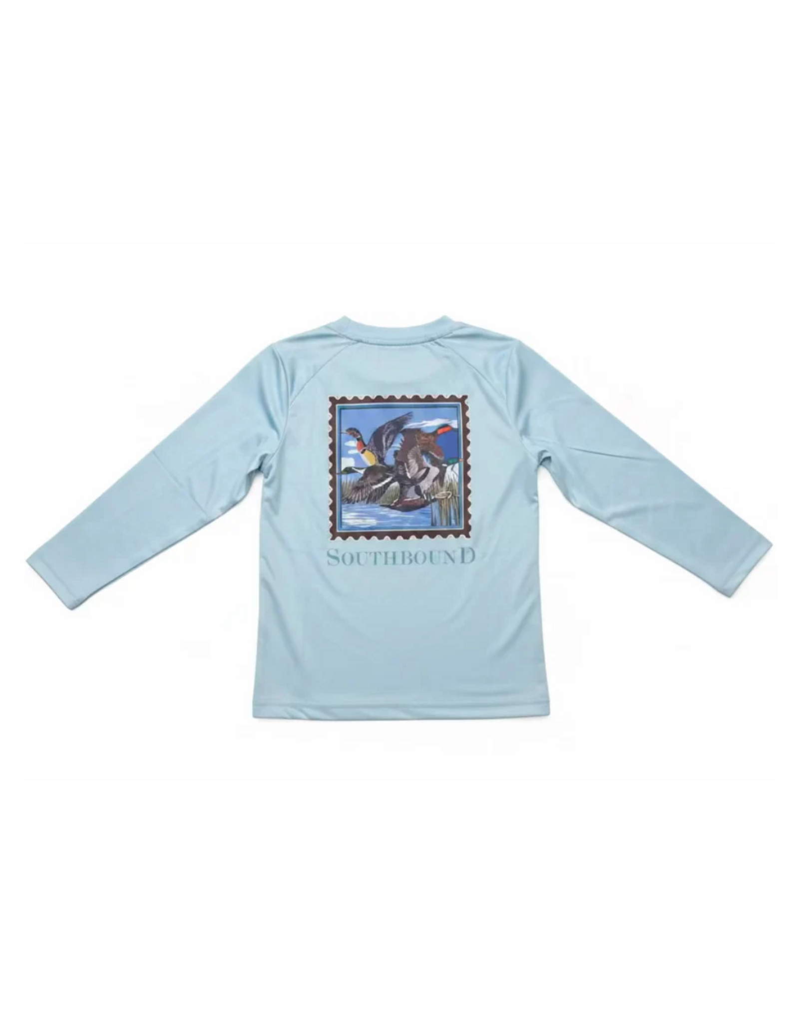 SouthBound Blue Duck Stamp LS Performance Tee