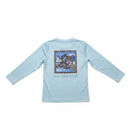 SouthBound Blue Duck Stamp LS Performance Tee