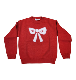 Lulu Bebe LLC Red Snow Sweater