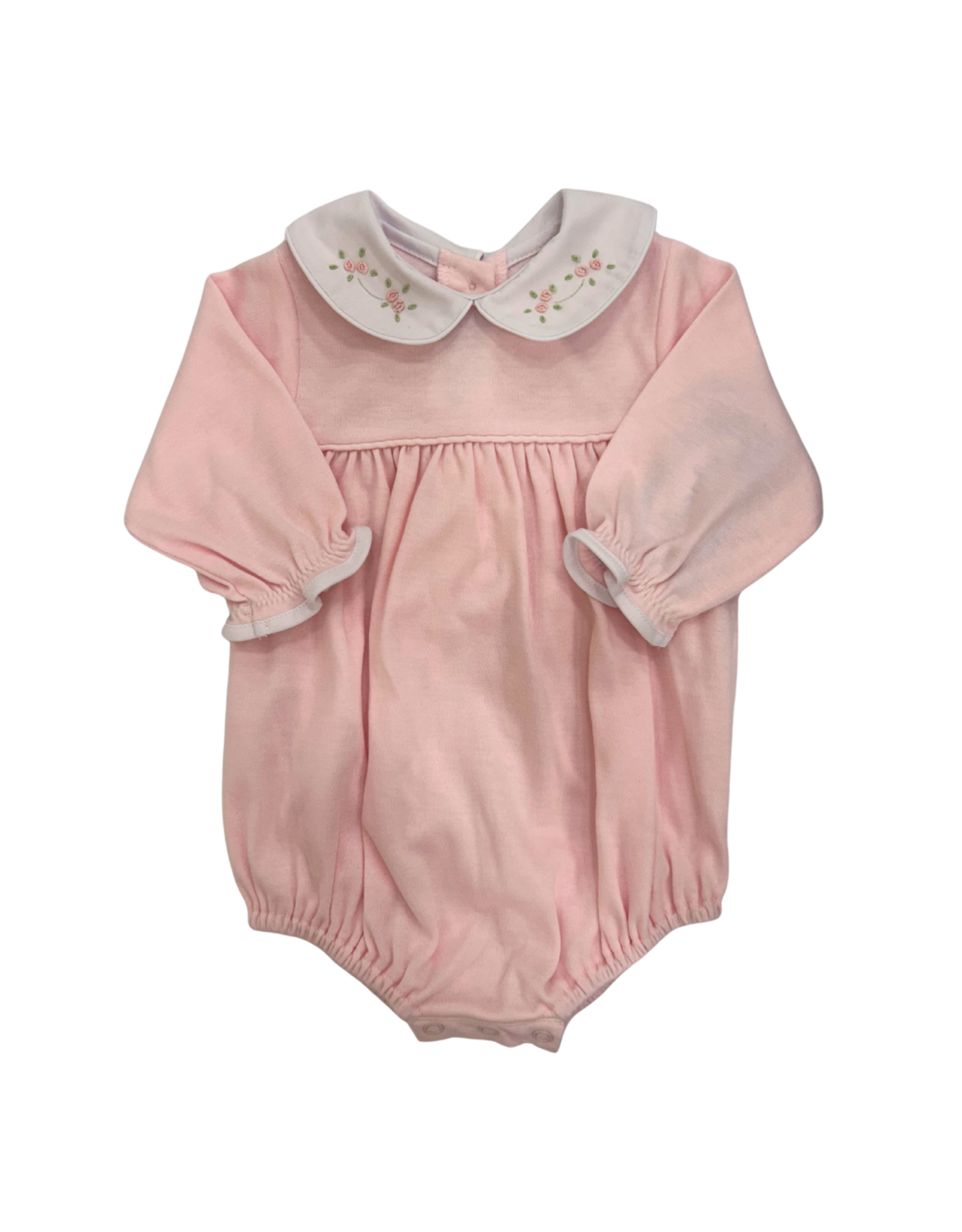 Auraluz Long Sleeve Pink Knit Bubble Tiny Bud