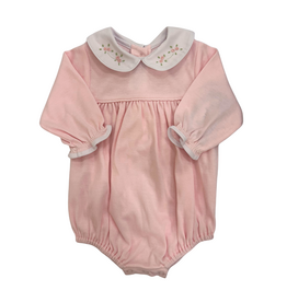 Auraluz Long Sleeve Pink Knit Bubble Tiny Bud