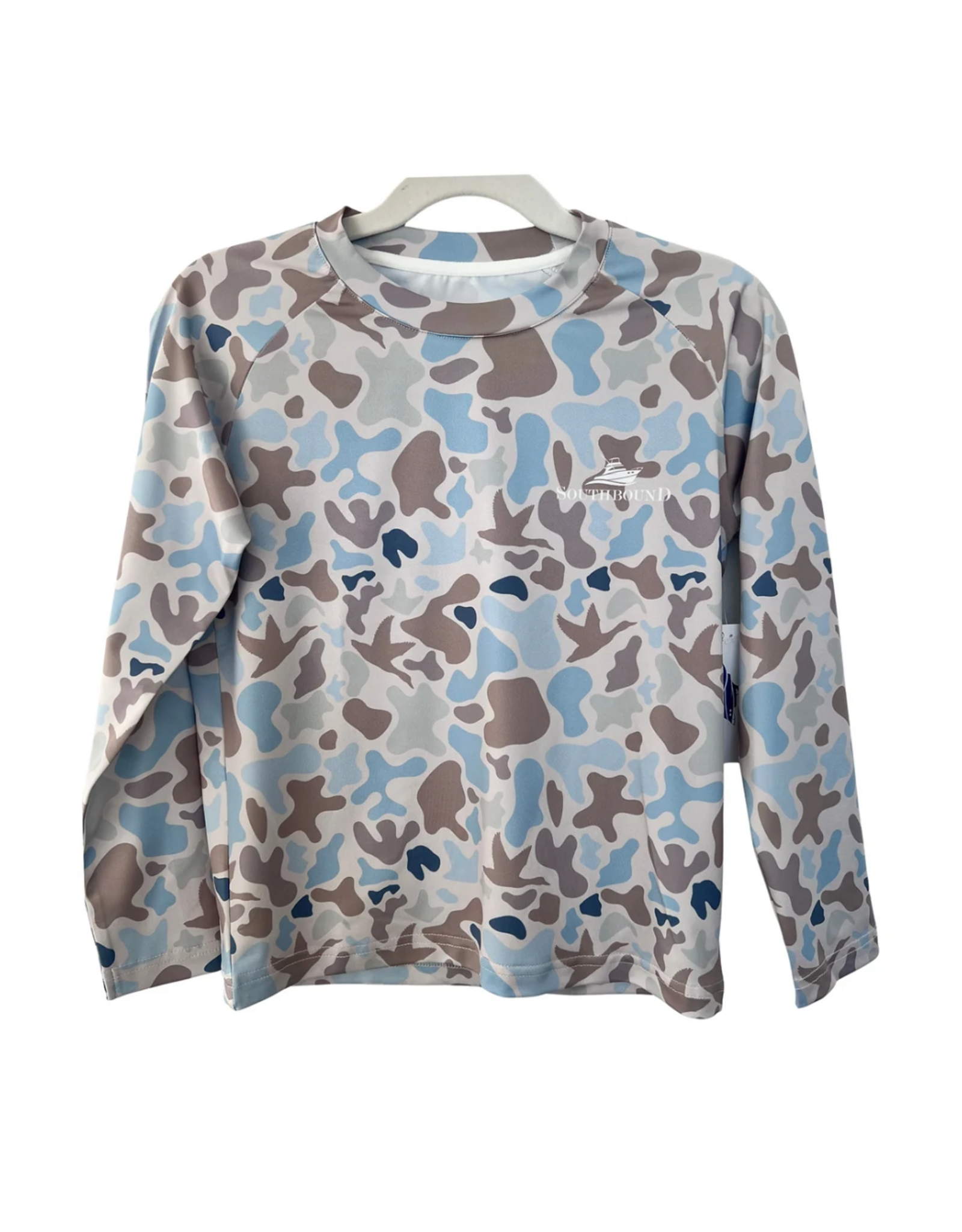 SouthBound Perf Tee-Blue Camo