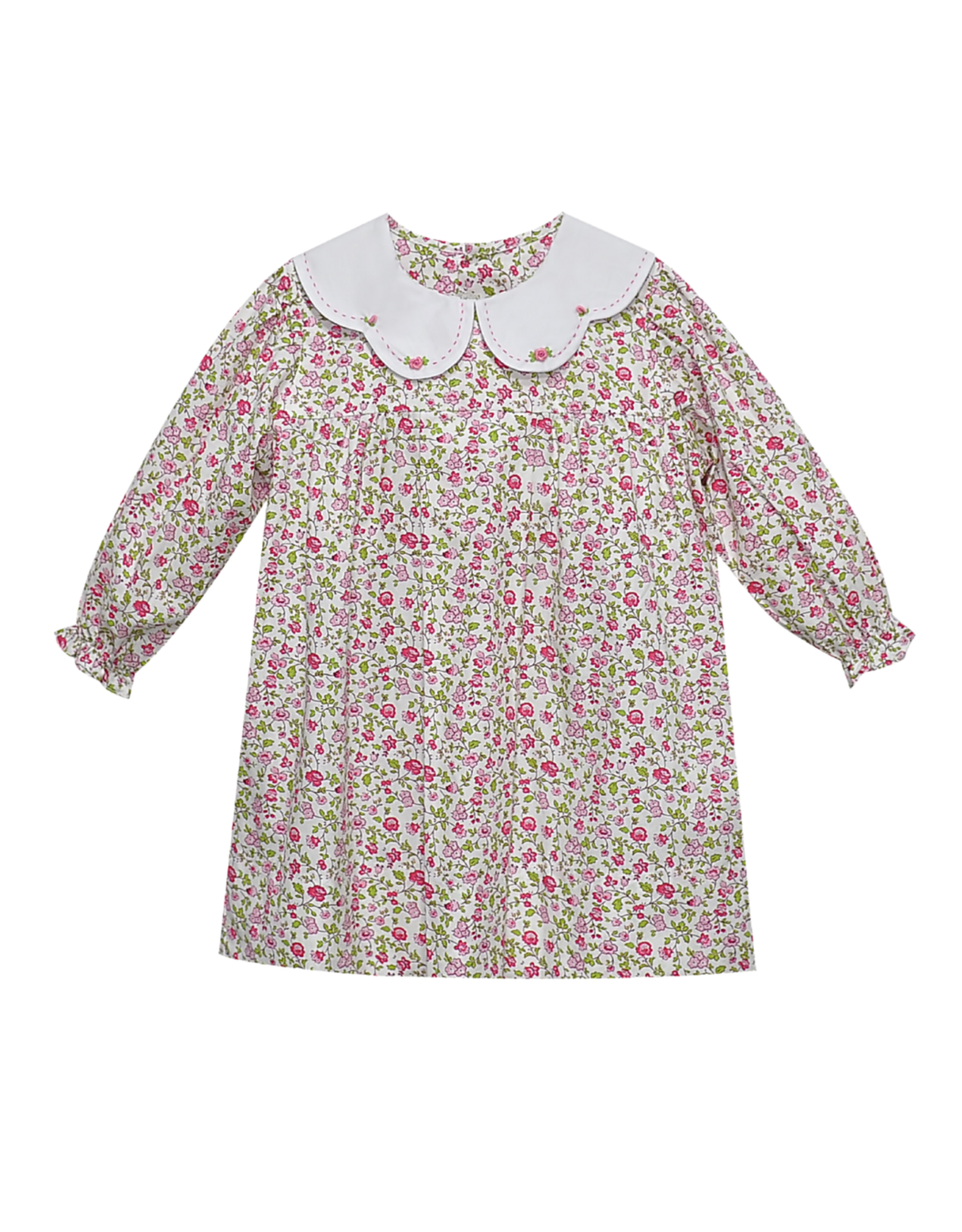 Remember Nguyen Fuchsia Pink Flower Presley Dress