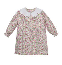 Remember Nguyen Fuchsia Pink Flower Presley Dress