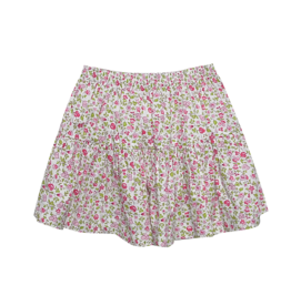 Remember Nguyen Fuchsia Pink Flower Daphne Skirt