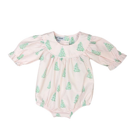 Sweet Dreams Christmas Tree Print Pink Bubble