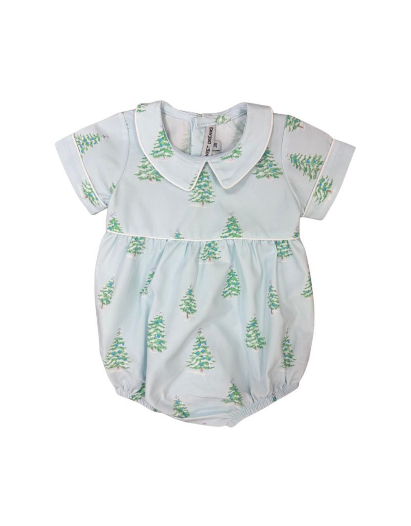 Sweet Dreams Christmas Tree Print Blue Bubble