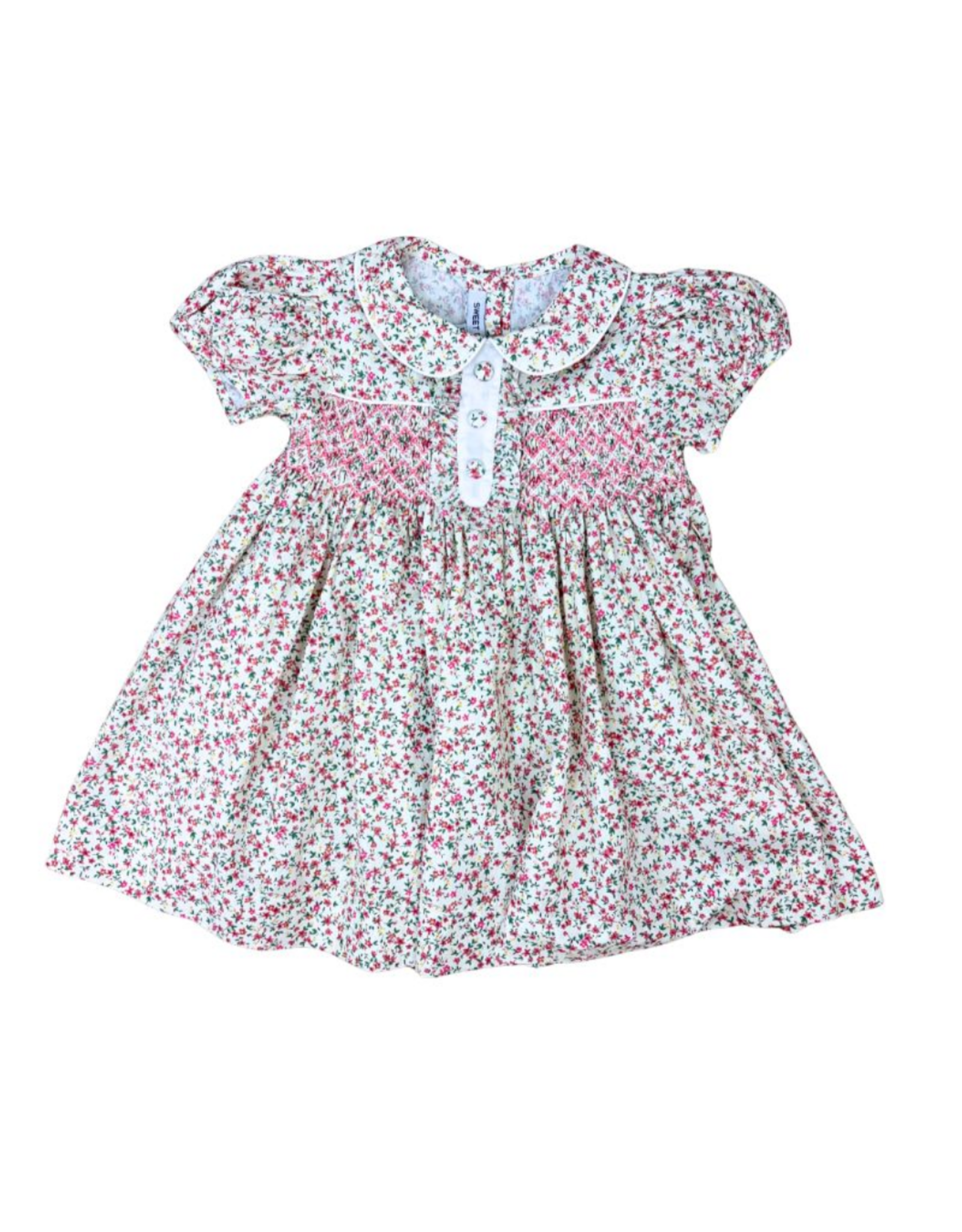 Sweet Dreams Samantha Floral Smocked Dress