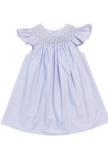 Sweet Dreams Cathy Purple Polka Dot Smocked Dress
